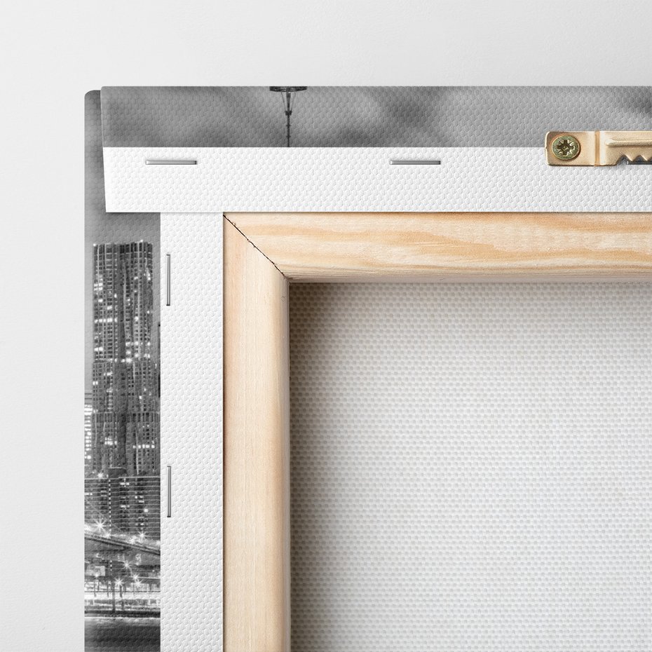 Obraz na płótnie - miasto, most, Manhattan