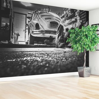 Fototapeta - samochód, naprawa, warsztat