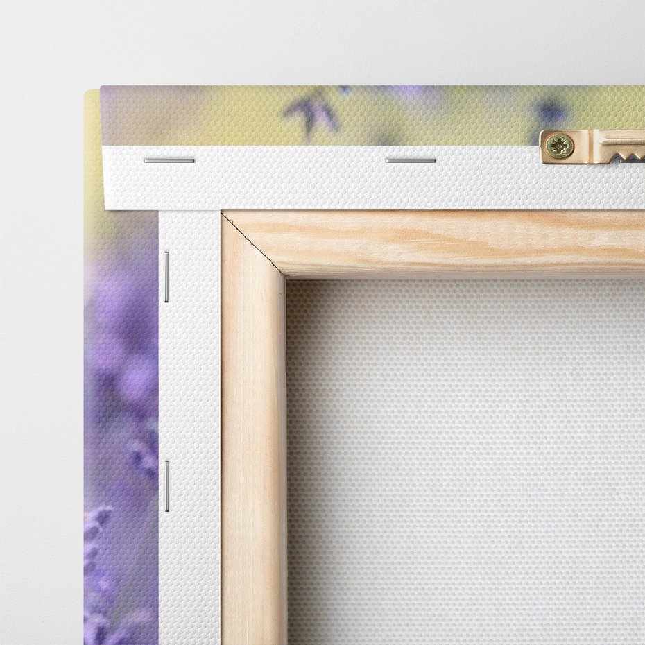 Obraz na płótnie - lawenda, pszczoły, kwiaty