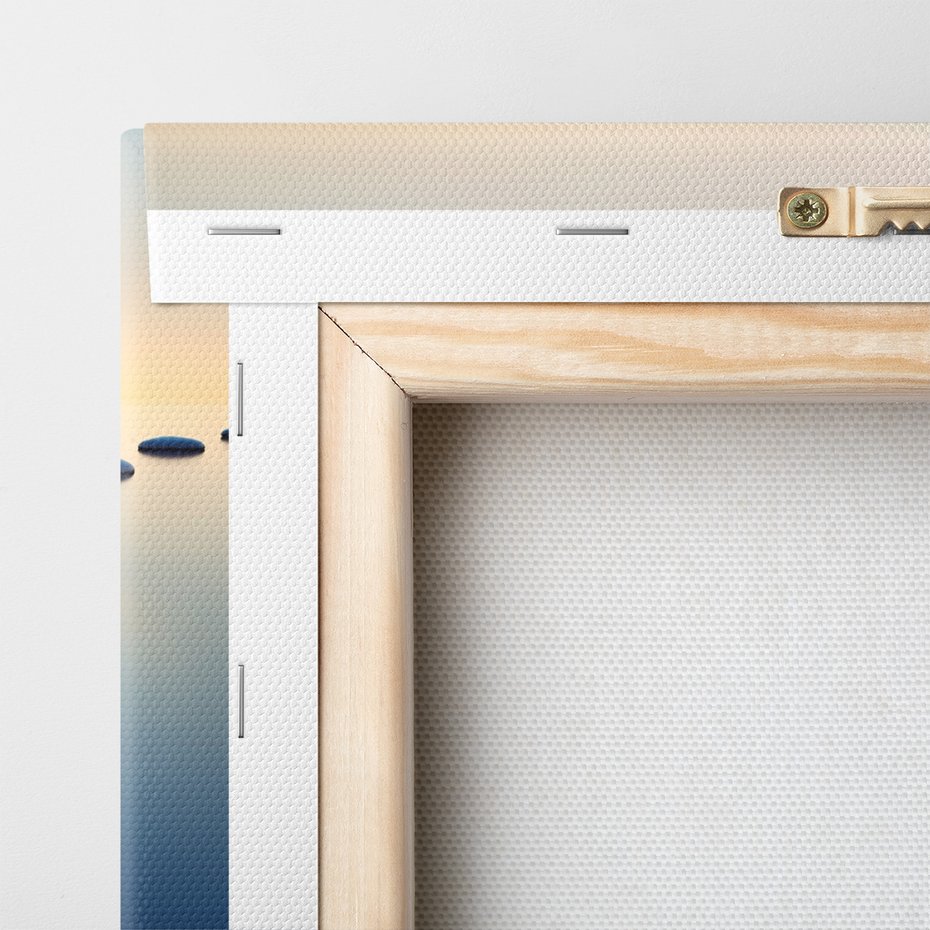 Obraz na płótnie - spokój, woda, kamienie