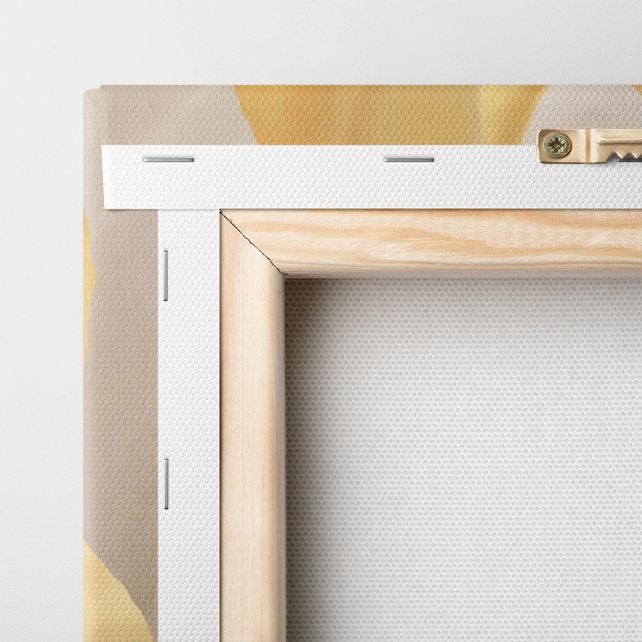 Obraz na płótnie - kwiat, złoty, dekoracja