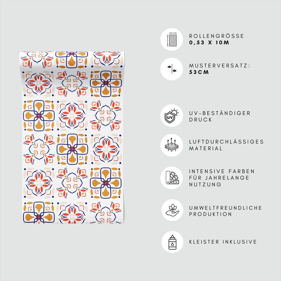 Tapeta - ornament, kształt, dekoracja