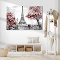Obraz na płótnie - wieża Eiffla, Paryż, miasto