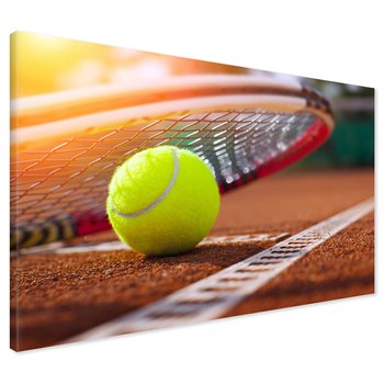 Obraz na płótnie - tenis, piłka, kort