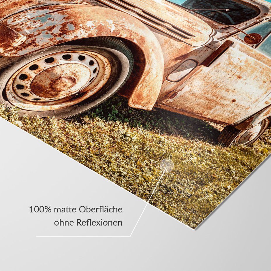 Fototapeta - samochód, zardzewiały, klasyczny