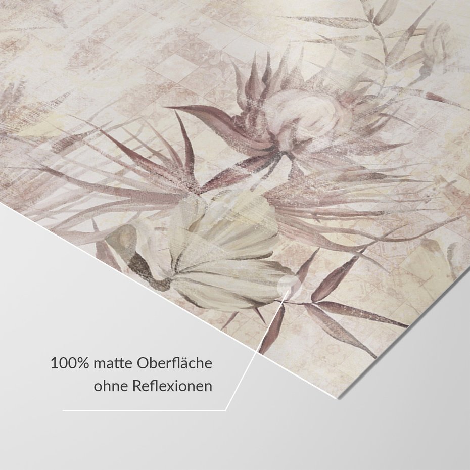 Fototapeta - loft, kwiaty, trawy