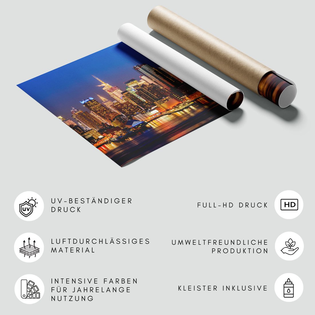 Fototapeta - miasto, noc, panorama