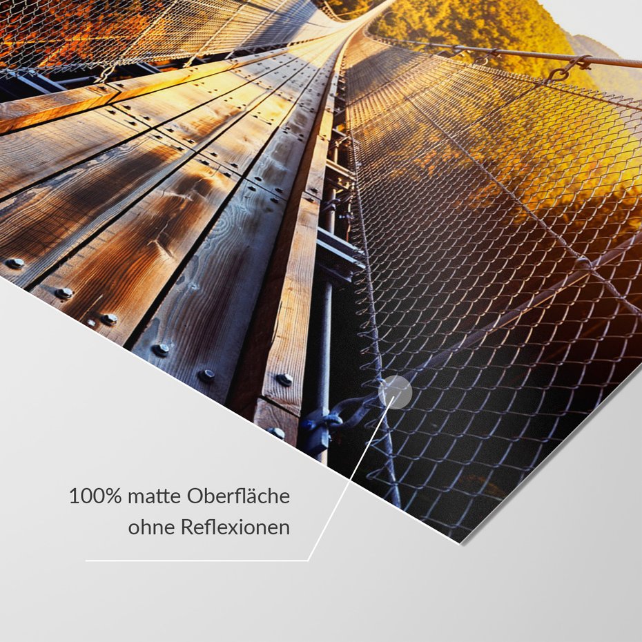 Fototapeta - most wiszący, natura, drewno