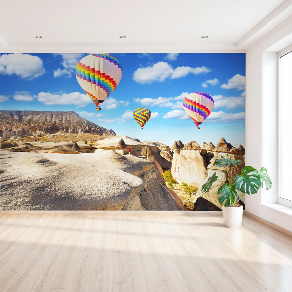 Fototapeta - balony, krajobraz, kapadocja