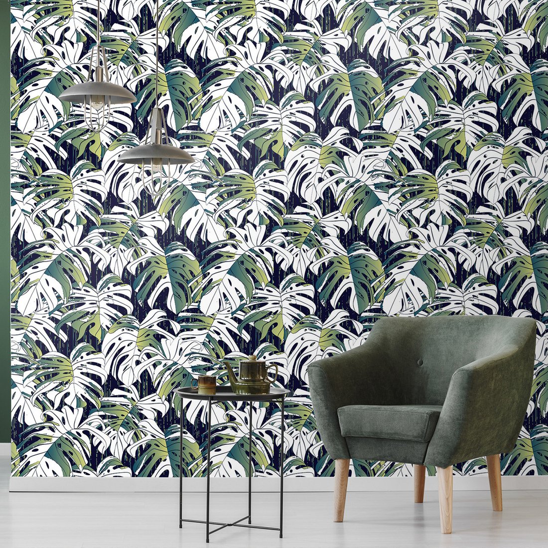 Tapeta - liście, monstera, natura