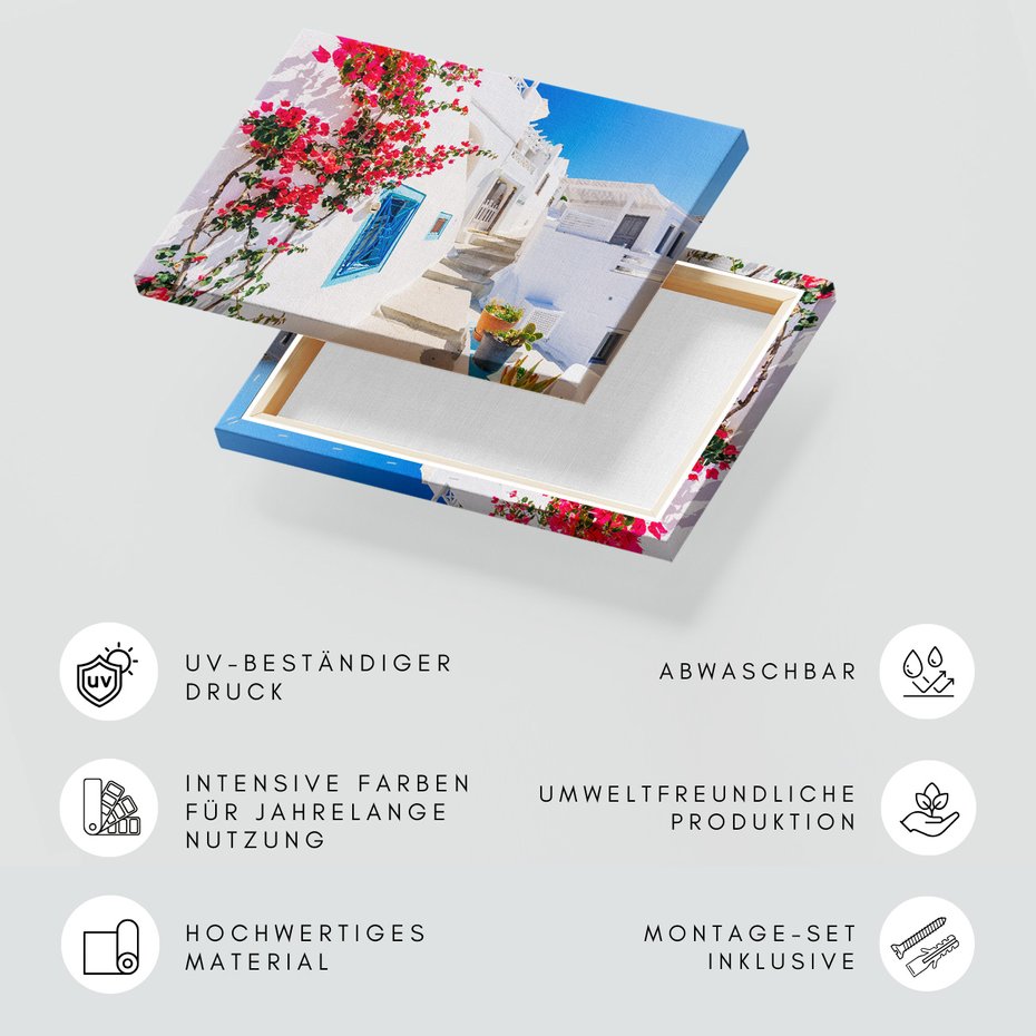 Obraz na płótnie - Santorini, Grecja, architektura