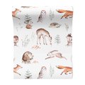 Tapeta - dziecięca, zwierzęta, las, ilustracje