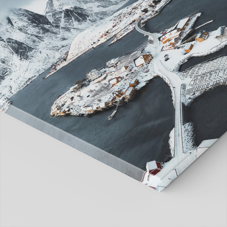 Obraz na płótnie - zima, góry, śnieg