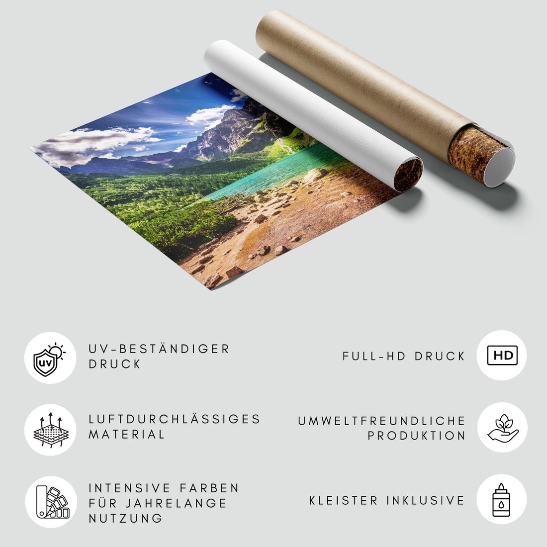 Fototapeta - góry, jezioro, krajobraz