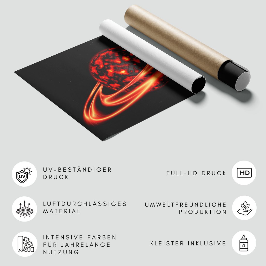 Fototapeta - planeta, kosmos, pierścienie