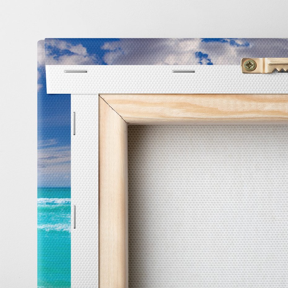 Obraz na płótnie - plaża, morze, niebo