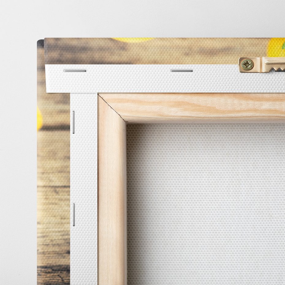 Obraz na płótnie - cytryny, owoce, żółty