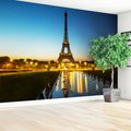 Fototapeta - Paryż, Wieża Eiffla, noc