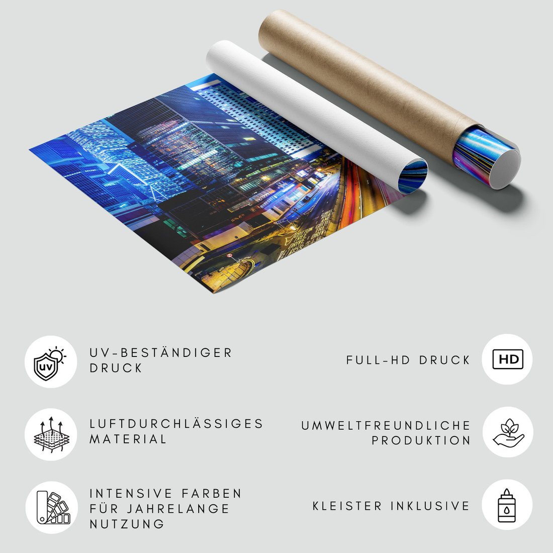 Fototapeta - miasto, noc, budynki