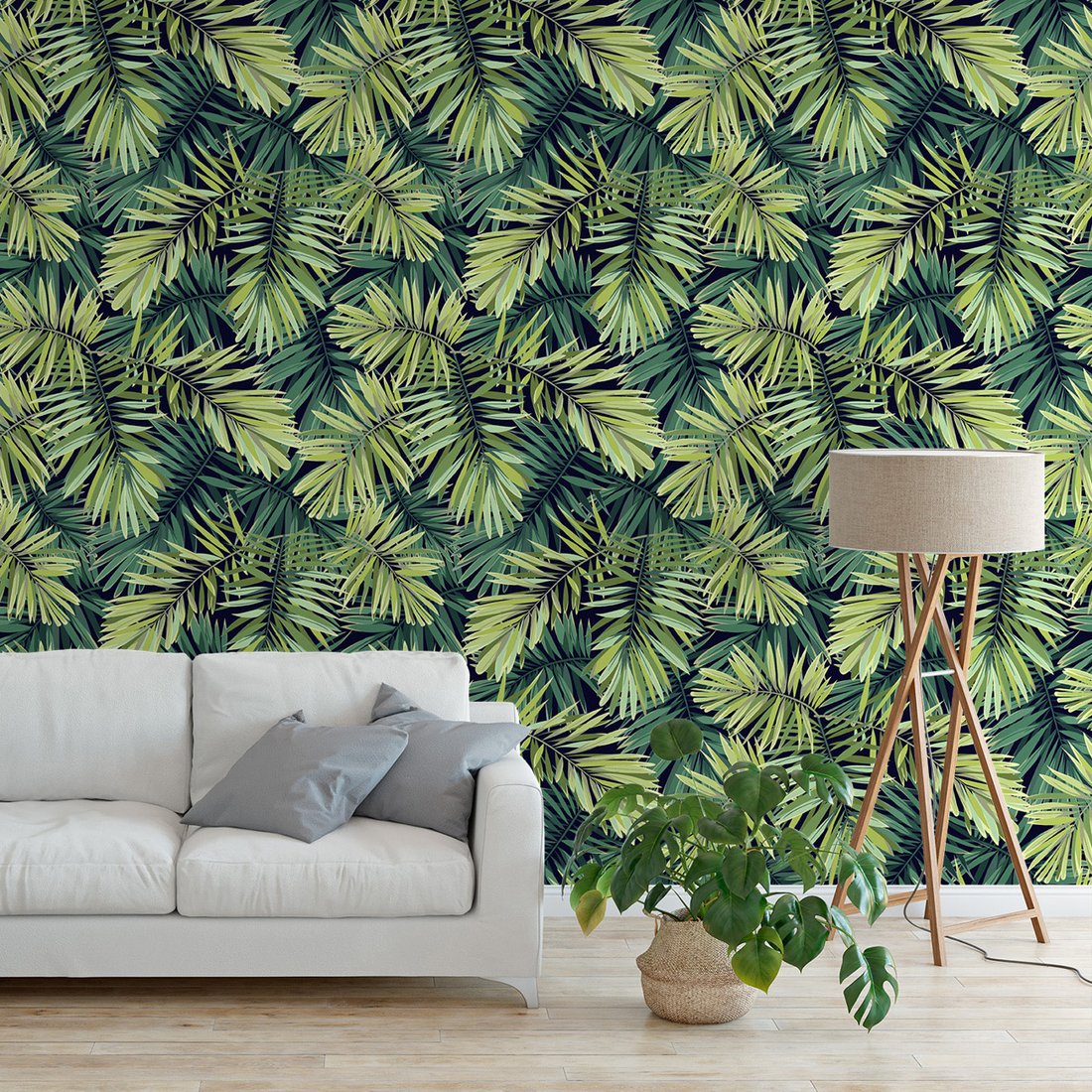 Tapeta - liście, palmy, tropiki