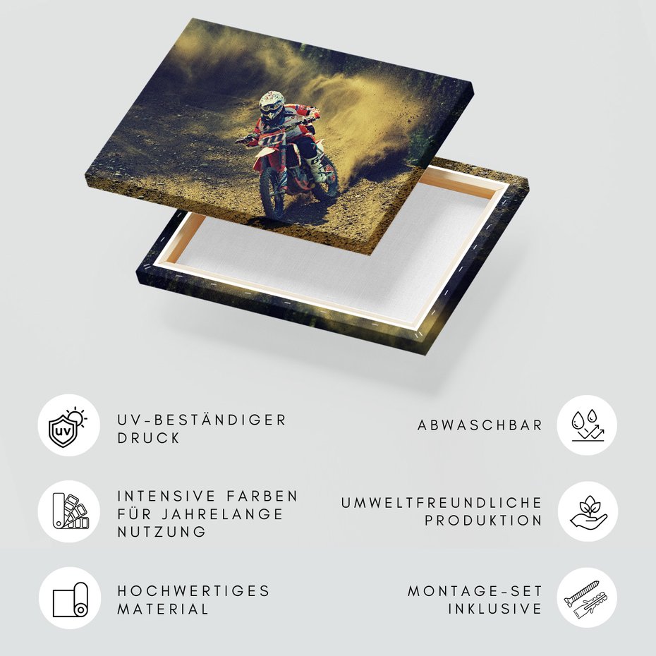 Obraz na płótnie - motocross, wyścig, sport