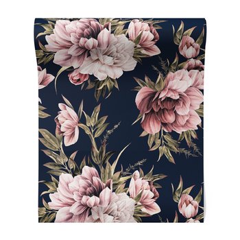 Tapeta - kwiaty, liście, ornamenty