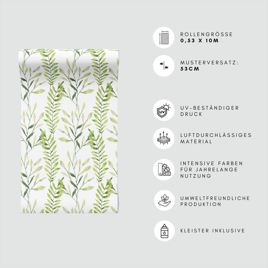 Tapeta - liście, gałązki, natura