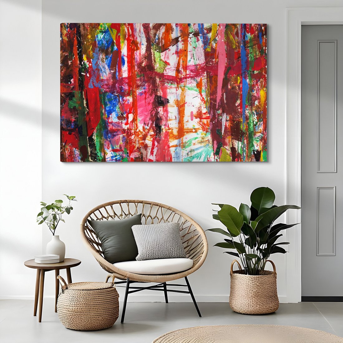 Obraz na płótnie - abstrakcja, farby, kolory