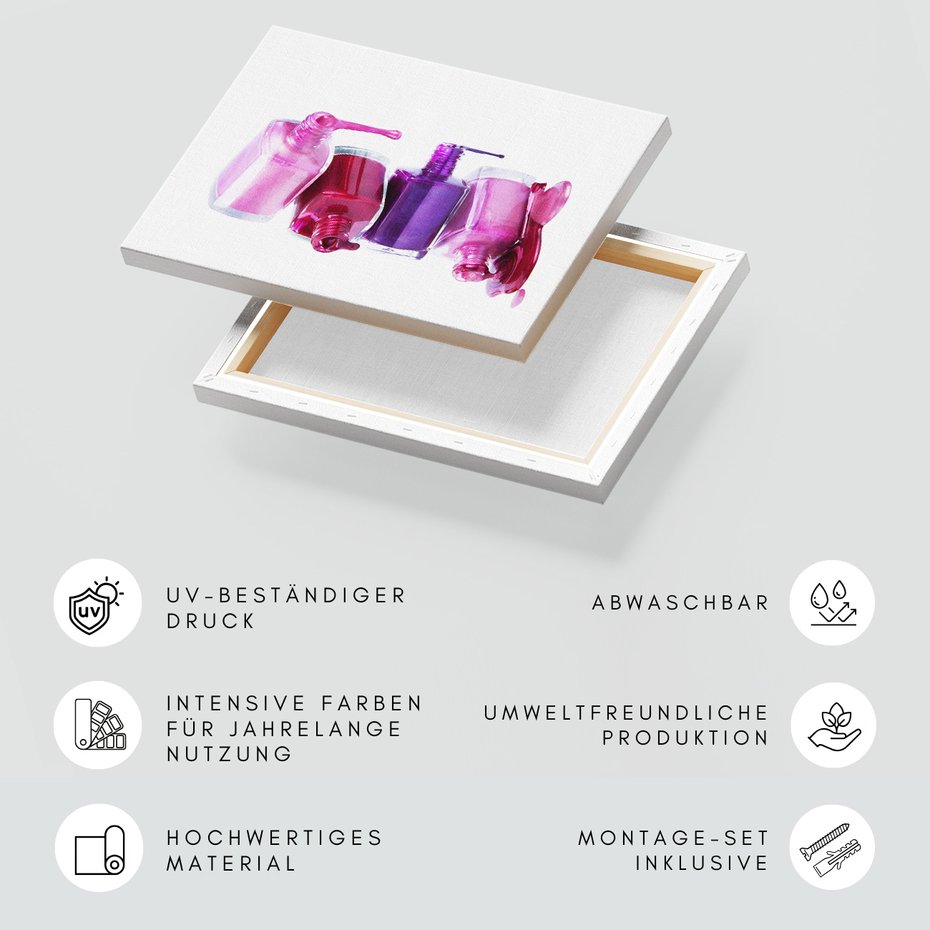 Obraz na płótnie - lakiery, do, paznokci