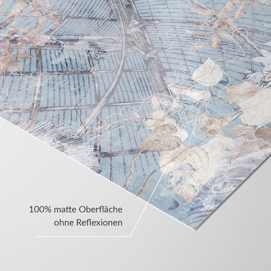 Fototapeta - loft, kwiaty, mural