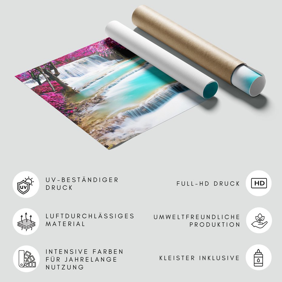 Fototapeta - wodospad, natura, woda