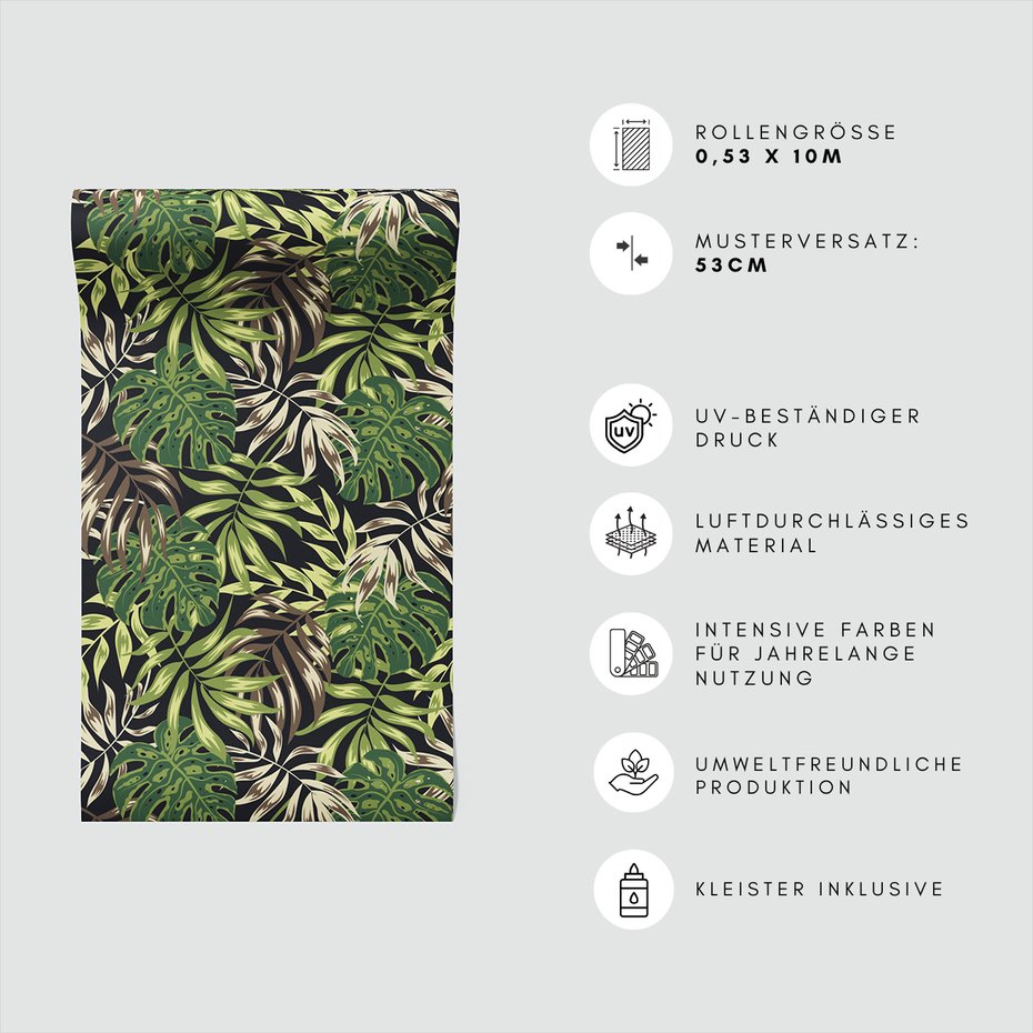 Tapeta - liście, monstera, natura