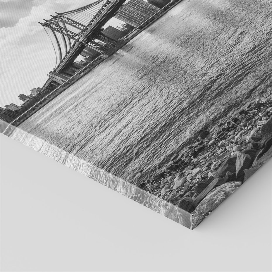 Obraz na płótnie - most, miasto, rzeka