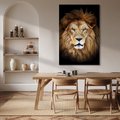 Obraz na płótnie - lew, portret, zwierzę