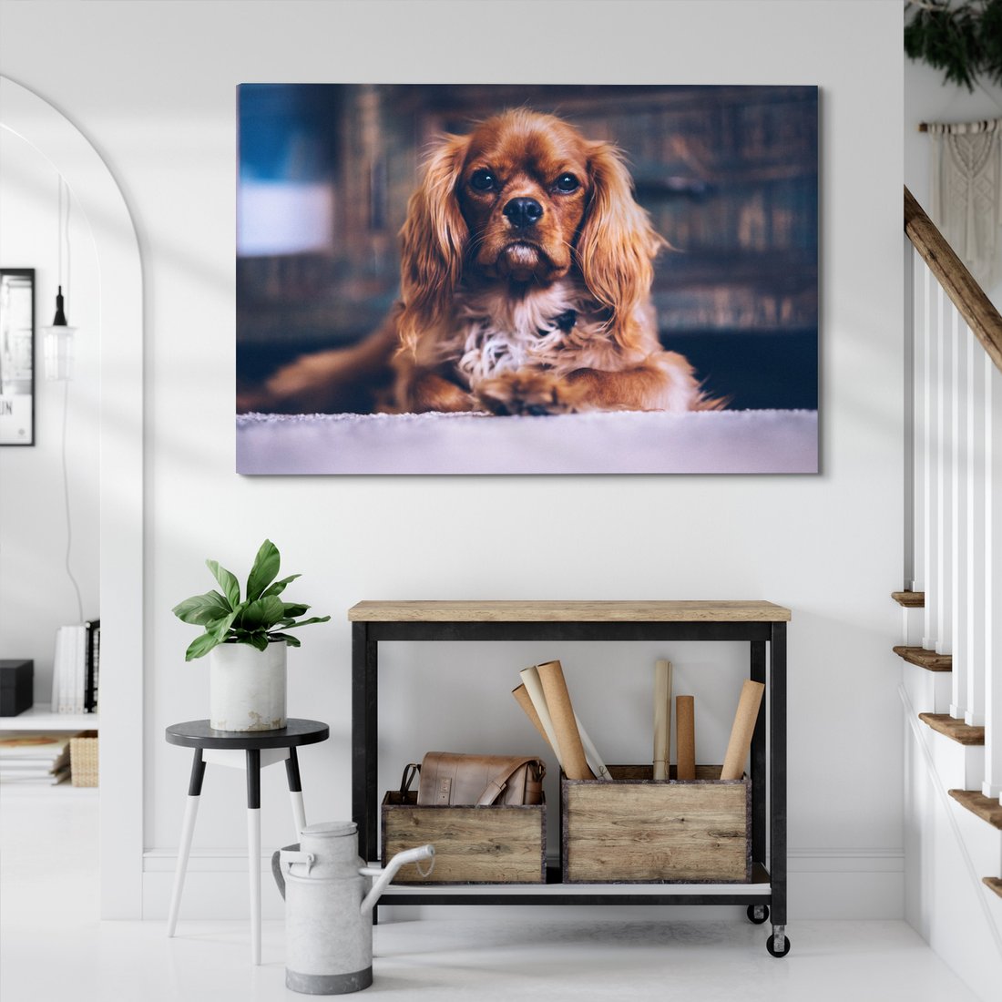 Obraz na płótnie - pies, portret, zwierzę