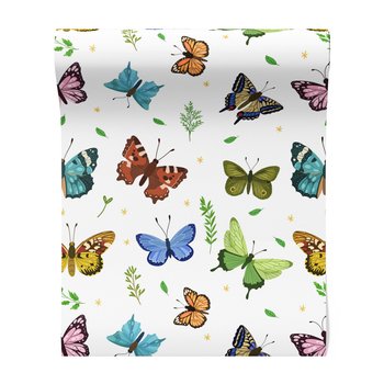 Tapeta - motyle, liście, natura