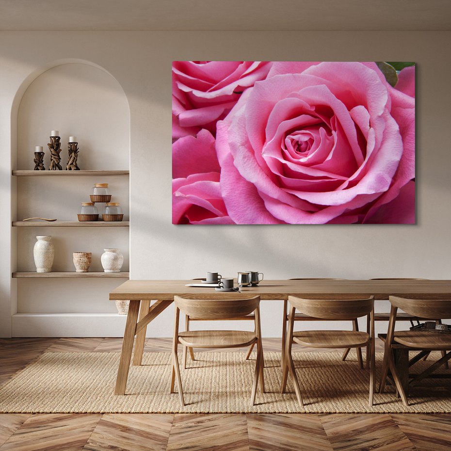 Obraz na płótnie - róża, kwiat, płatki