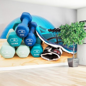 Fototapeta - sport, sprzęt, ćwiczenia