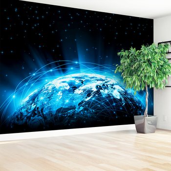 Fototapeta - ziemia, kosmos, gwiazdy