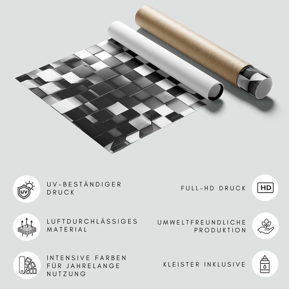 Fototapeta - kostki, abstrakcja, geometria