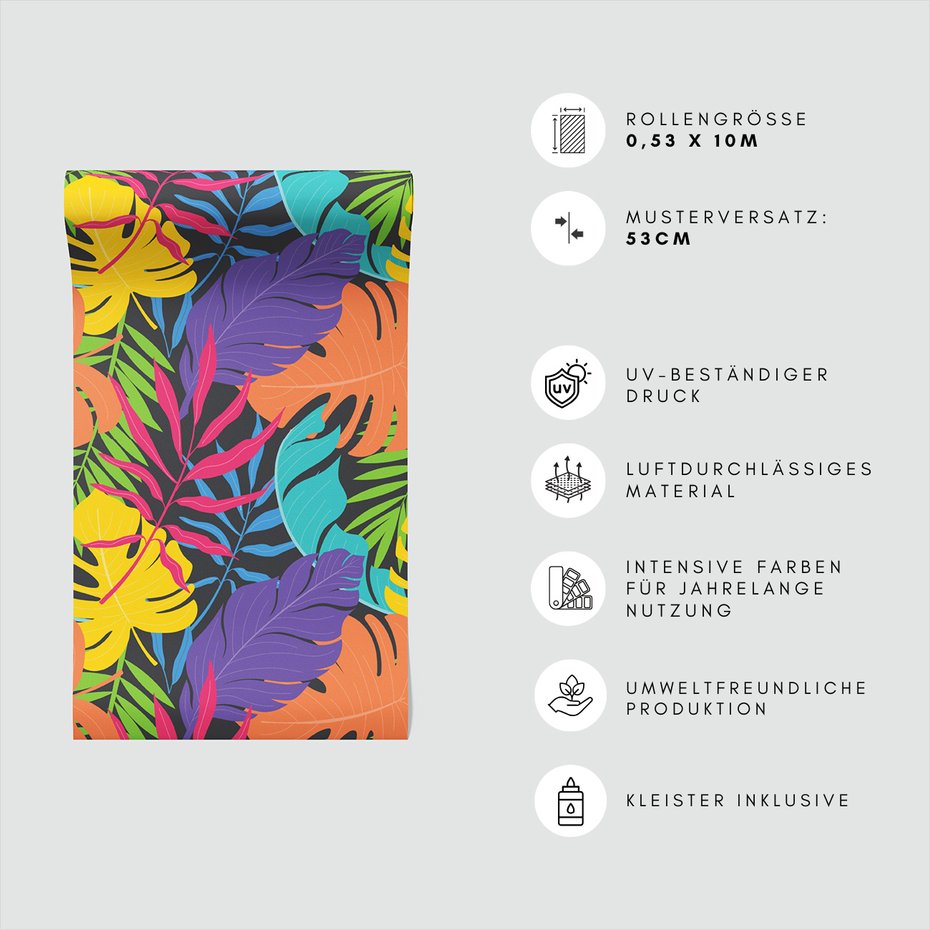 Tapeta - liście, tropiki, roślinność