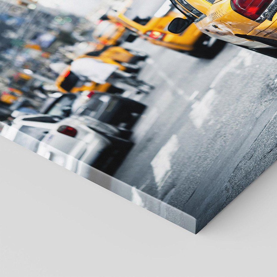 Obraz na płótnie - taxi, ulica, miasto