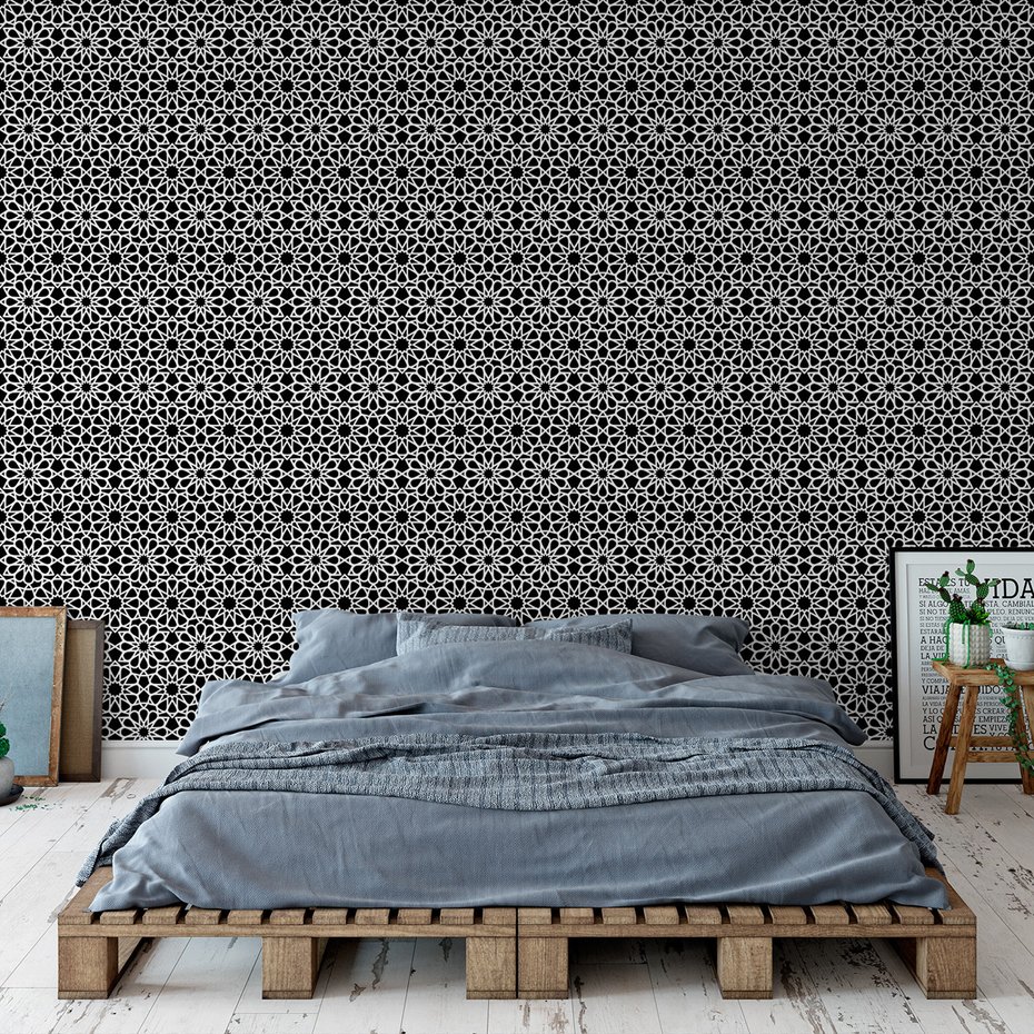 Tapeta - geometria, ornament, powtarzalność