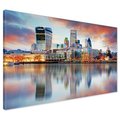 Obraz na płótnie - miasto, panorama, rzeka