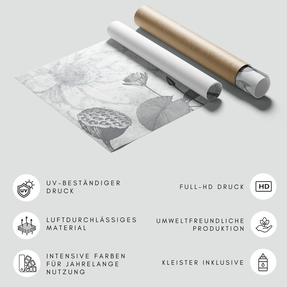 Fototapeta - loft, kwiaty, lilie