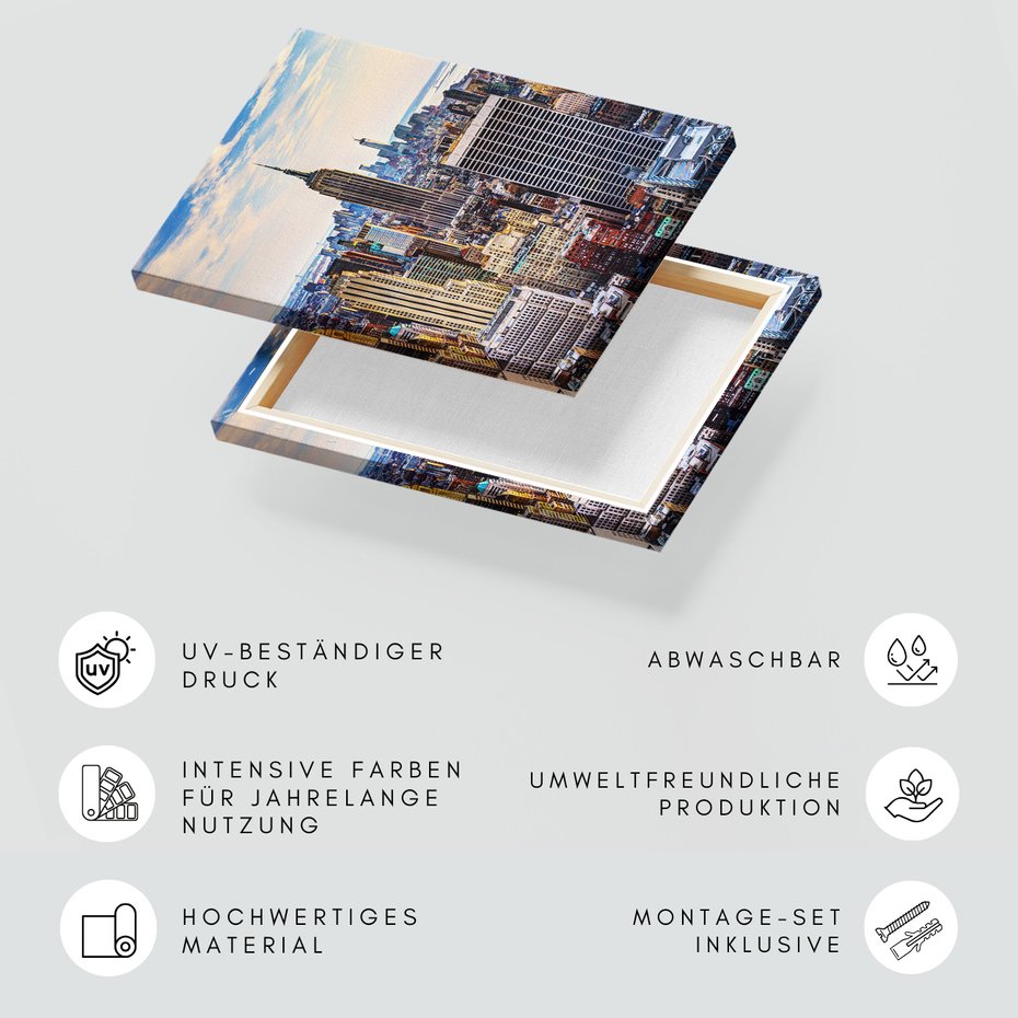 Obraz na płótnie - miasto, budynki, panorama