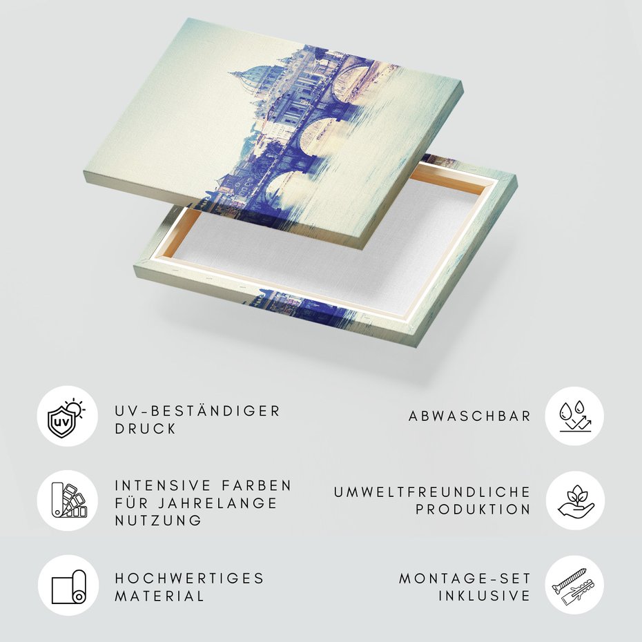 Obraz na płótnie - Rzym, most, architektura