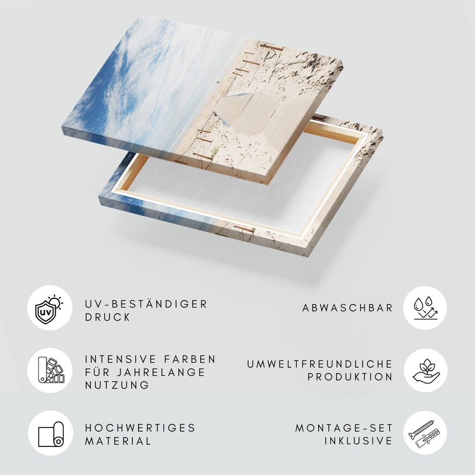 Obraz na płótnie - plaża, morze, piasek