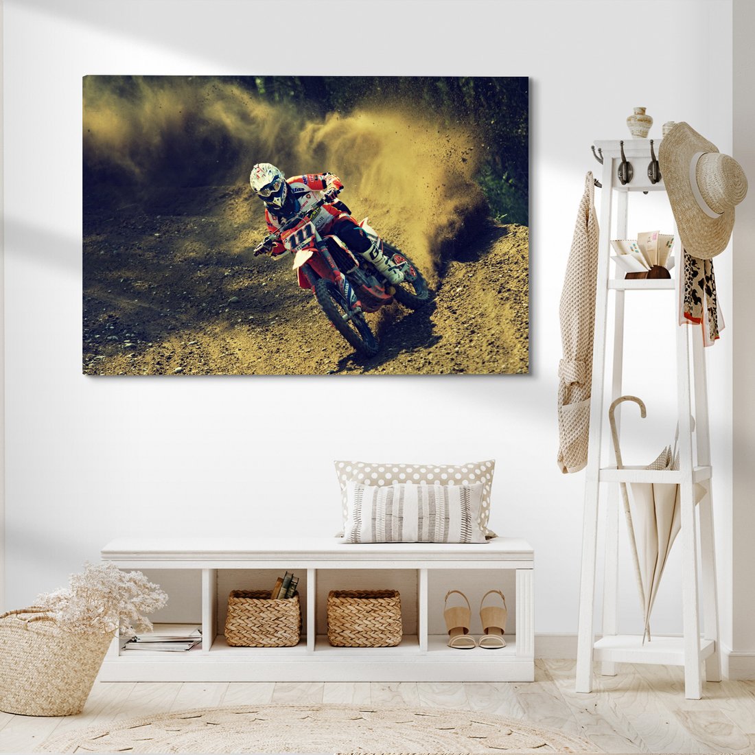 Obraz na płótnie - motocross, wyścig, sport