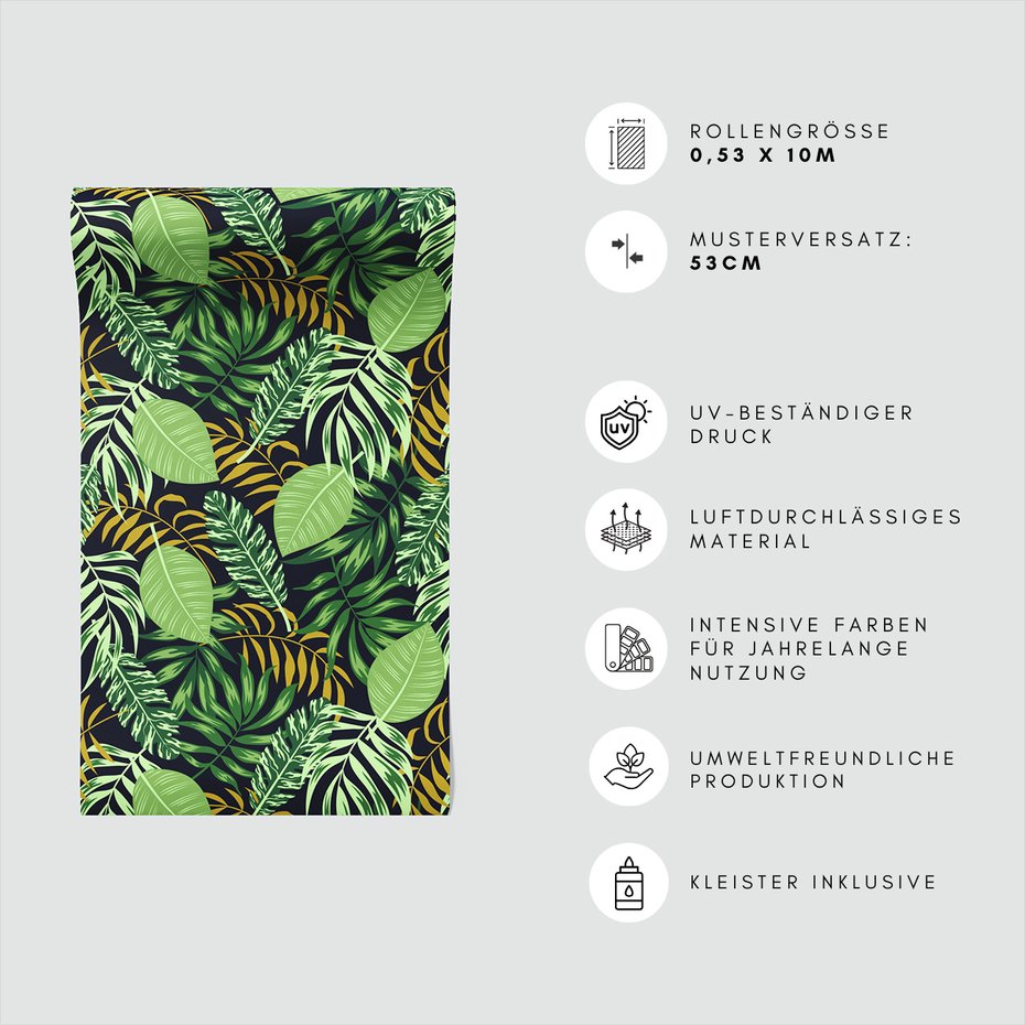 Tapeta - liście, wzór, tło